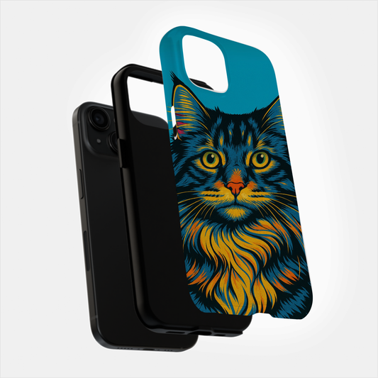 Pop Art Tough Phone Case with Exclusive 'Bronte' Design – Premium Protection