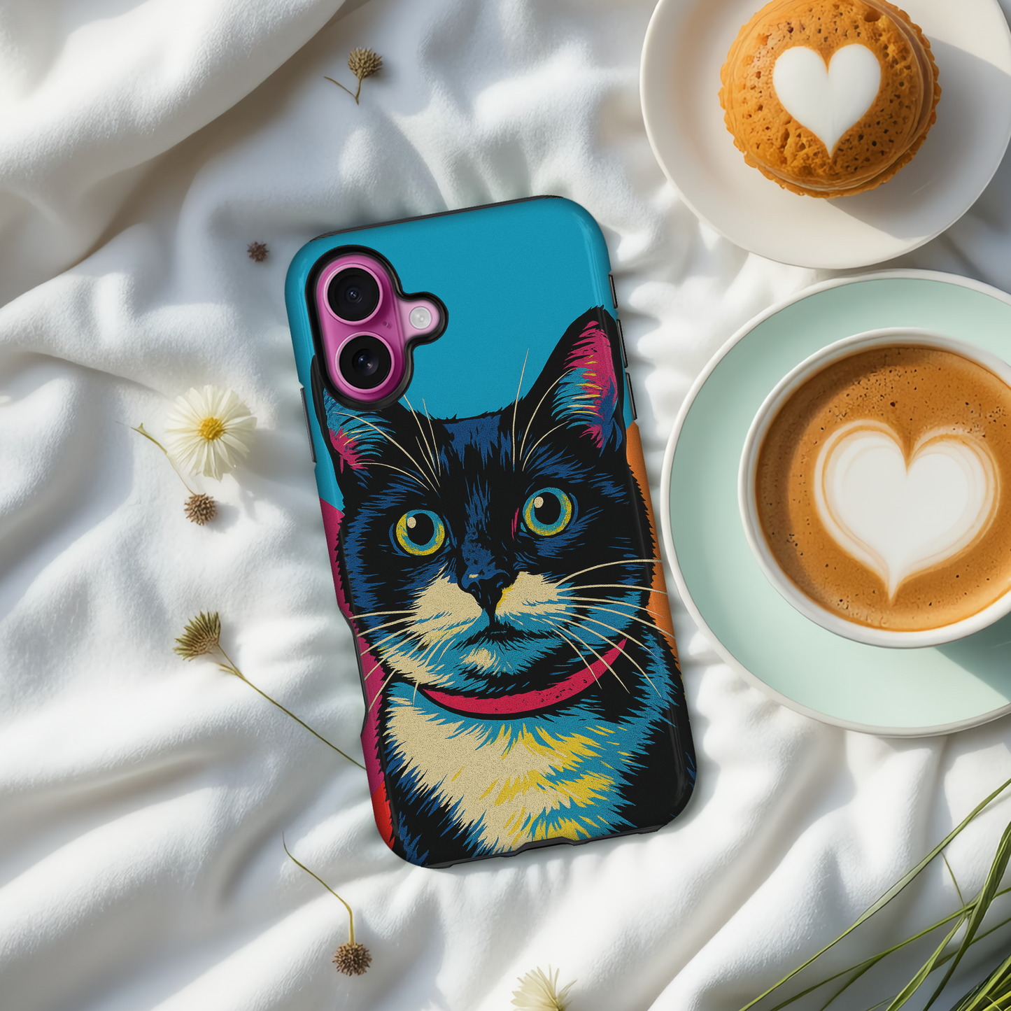 Pop Art Tough Phone Case with Exclusive 'Stella' Design – Premium Protection