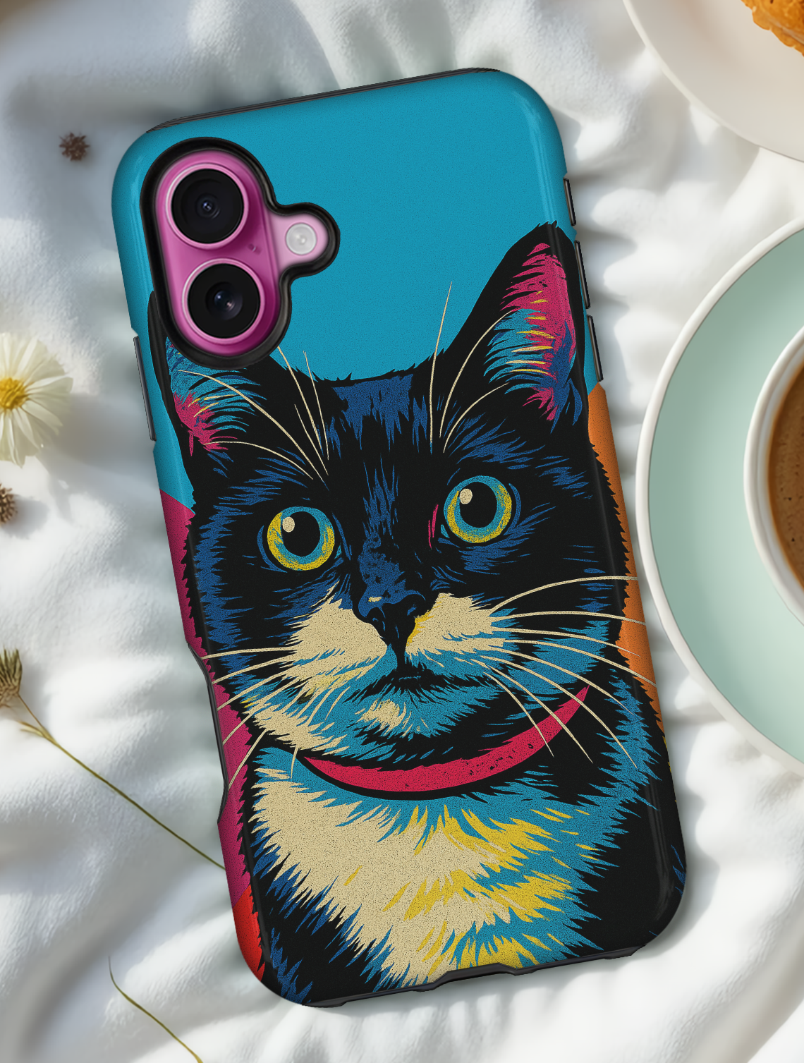Pop Art Tough Phone Case with Exclusive 'Stella' Design – Premium Protection