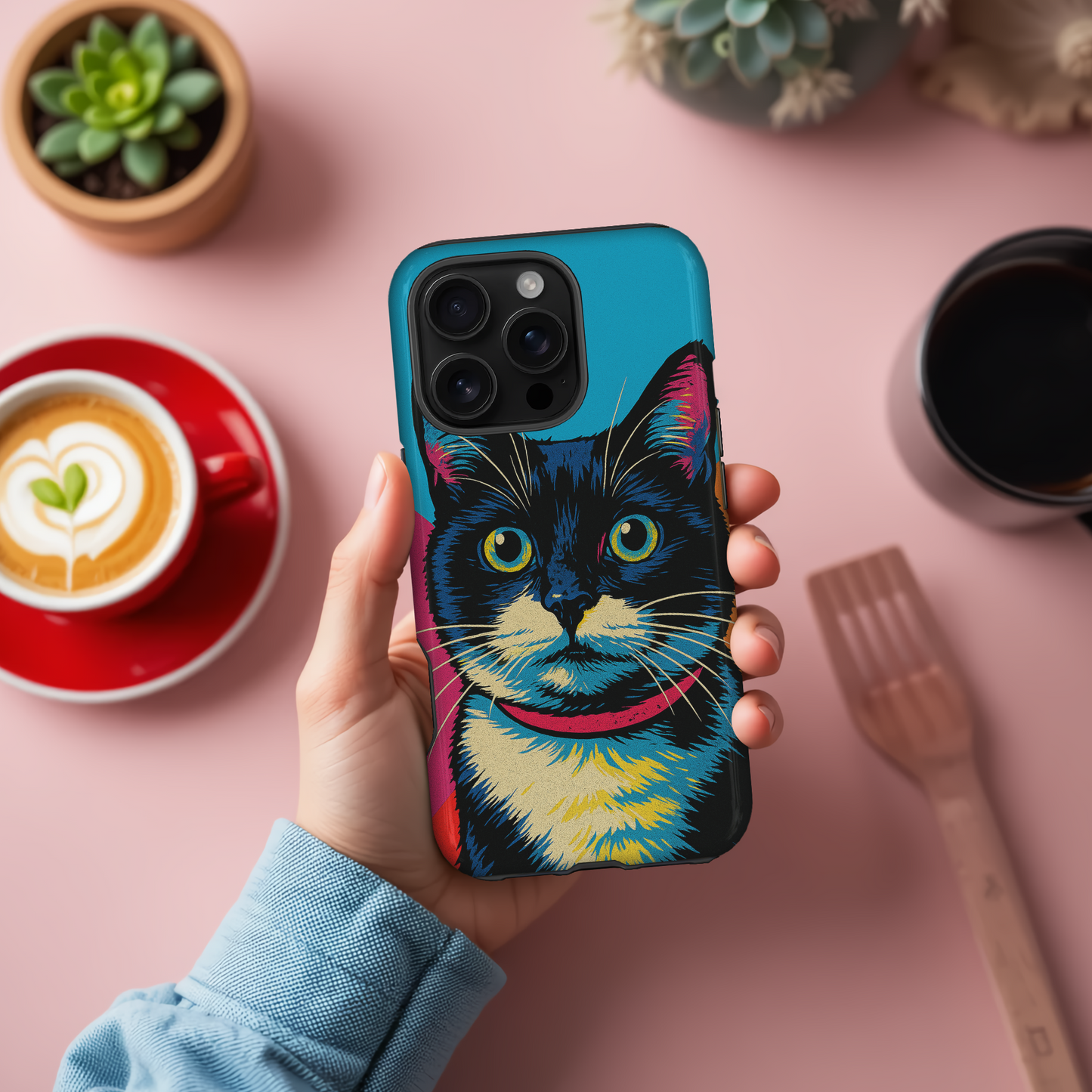 Pop Art Tough Phone Case with Exclusive 'Stella' Design – Premium Protection