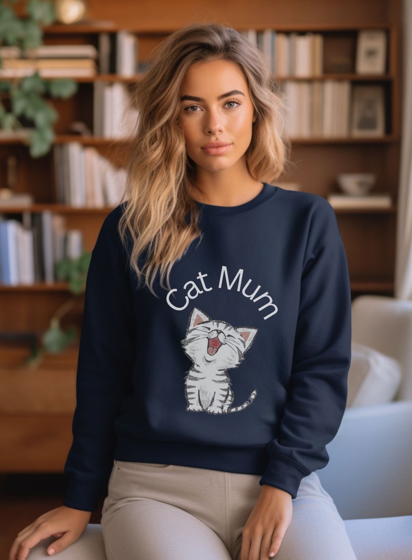 Cat Mum - Sweatshirt - Albro Designs #