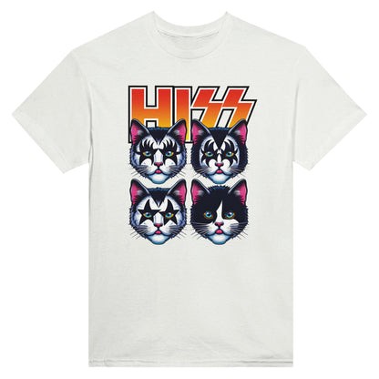 Hiss Glam Rock Cat - T-Shirt - Albro Designs  # 