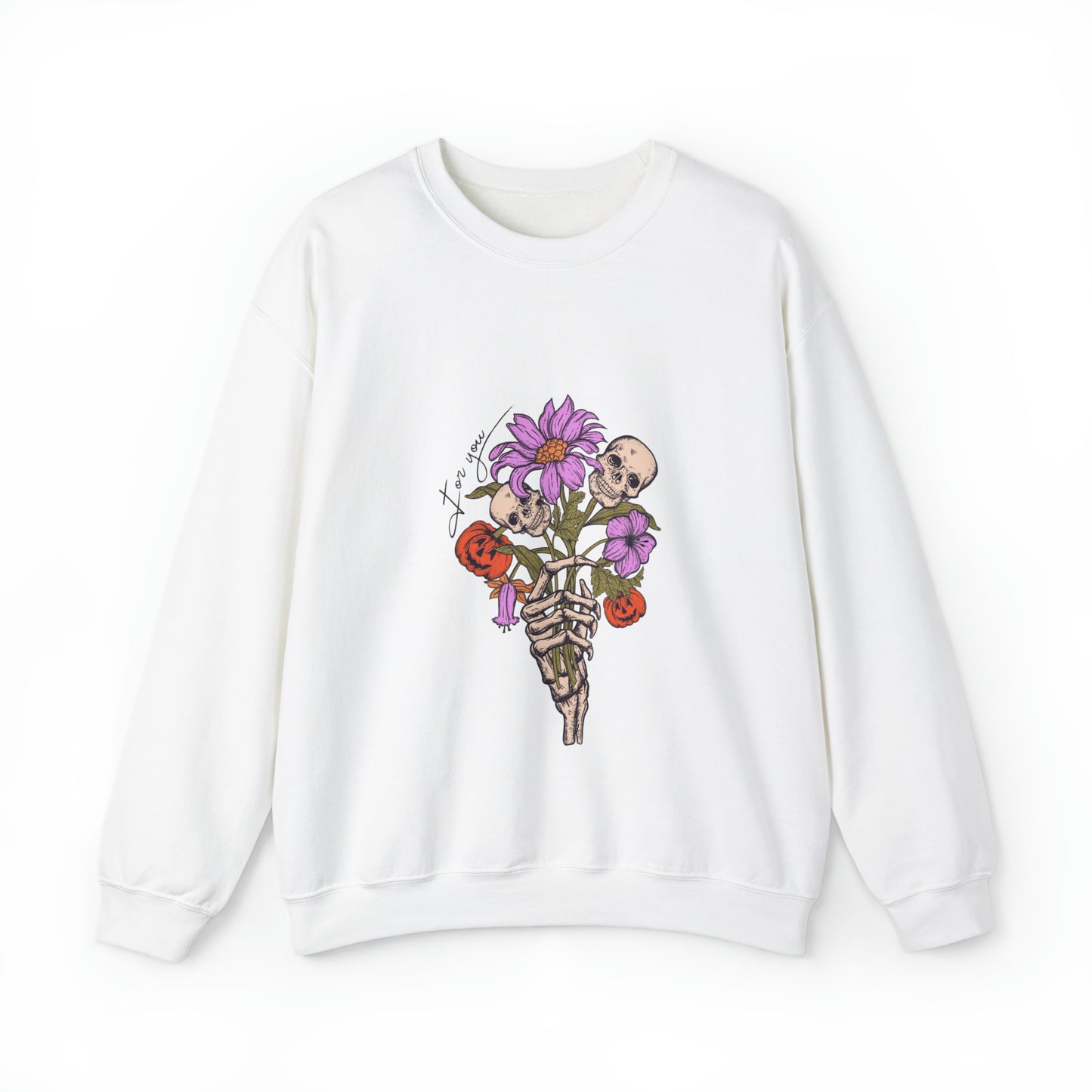 Halloween Skeleton Bouquet - Sweatshirt - Albro Designs  # 