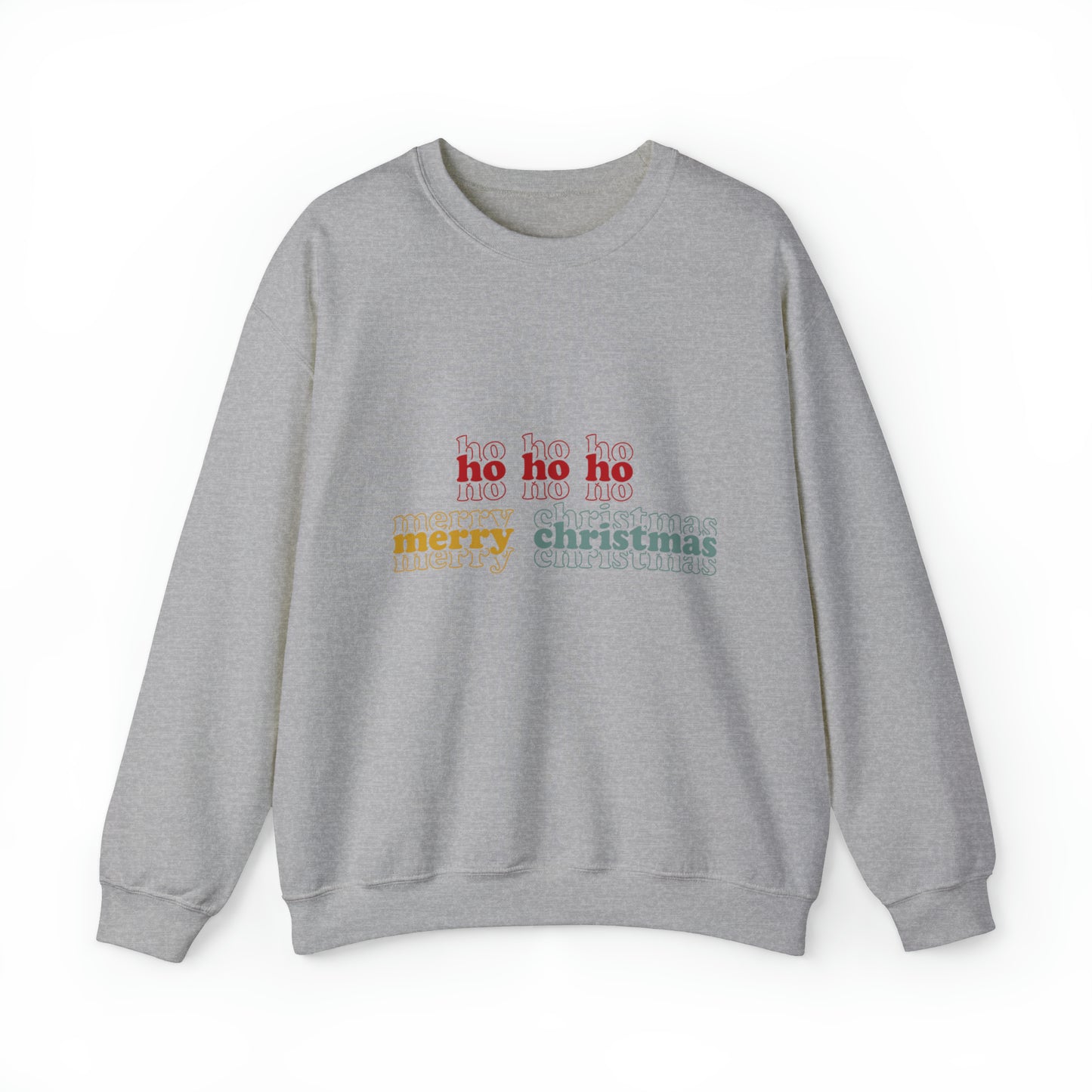 Ho Ho Ho Merry Christmas - Sweatshirt - Albro Designs  # 