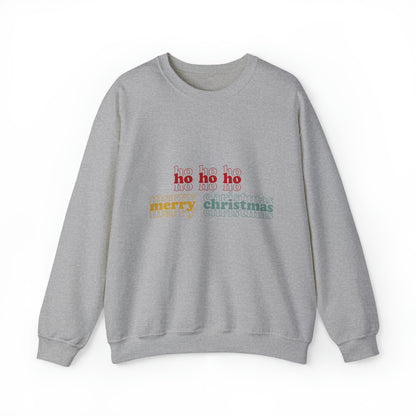 Ho Ho Ho Merry Christmas - Sweatshirt - Albro Designs  # 