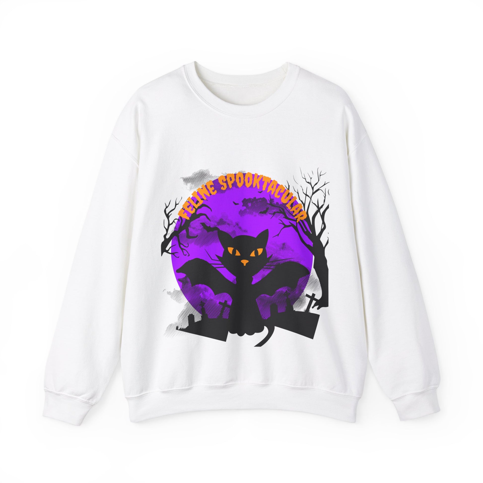 Feline Spooktacular Halloween - Sweatshirt - Albro Designs  # 