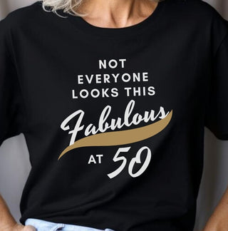 Fabulous at 50 Birthday T-shirt - Albro Designs  #