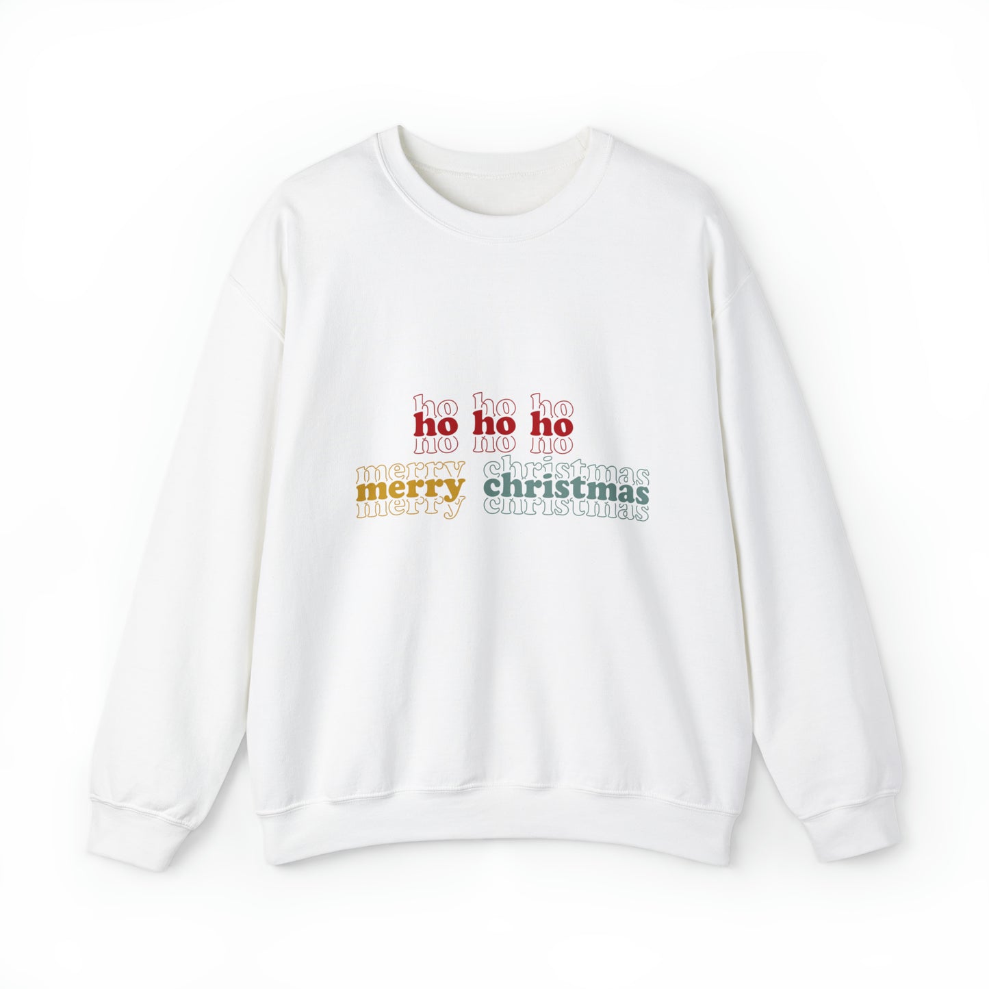 Ho Ho Ho Merry Christmas - Sweatshirt - Albro Designs  # 