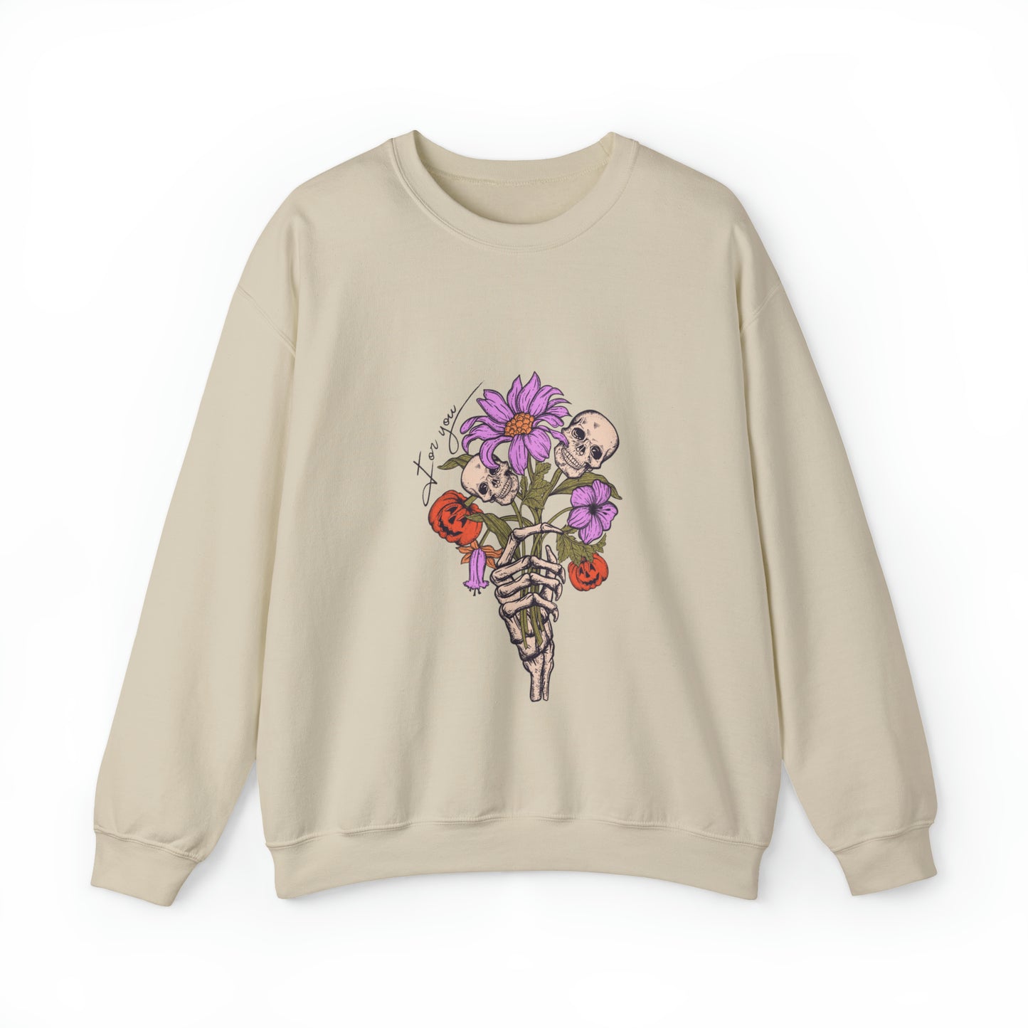 Halloween Skeleton Bouquet - Sweatshirt - Albro Designs  # 