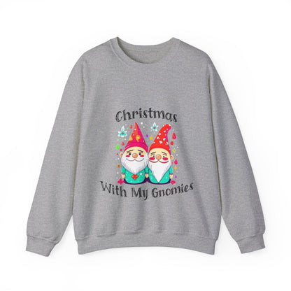 Christmas With My Gnomies - Sweatshirt - Albro Designs  # 