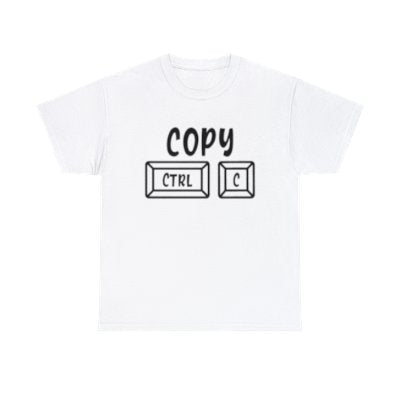 Matching Copy & Paste (Ctrl C Ctrl V) Adult & Baby T-Shirt & Vest - Albro Designs  # 