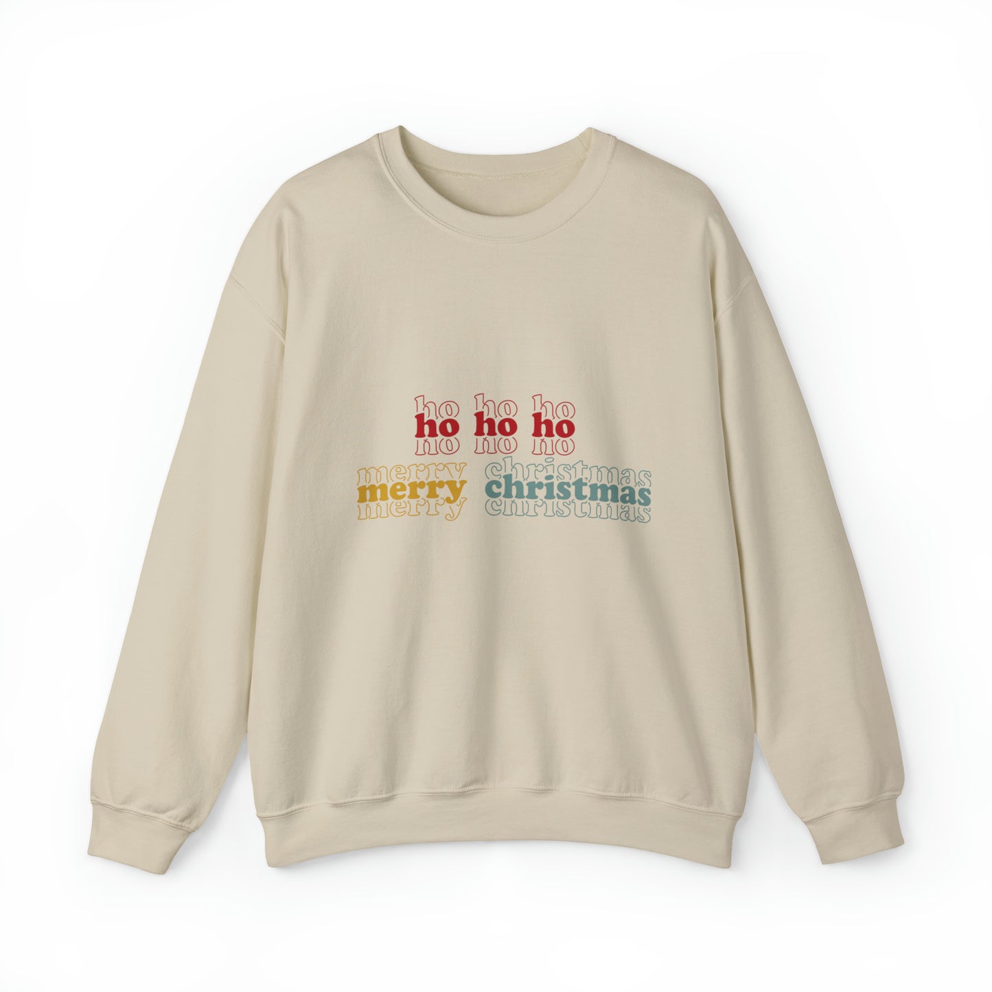 Ho Ho Ho Merry Christmas - Sweatshirt - Albro Designs  # 