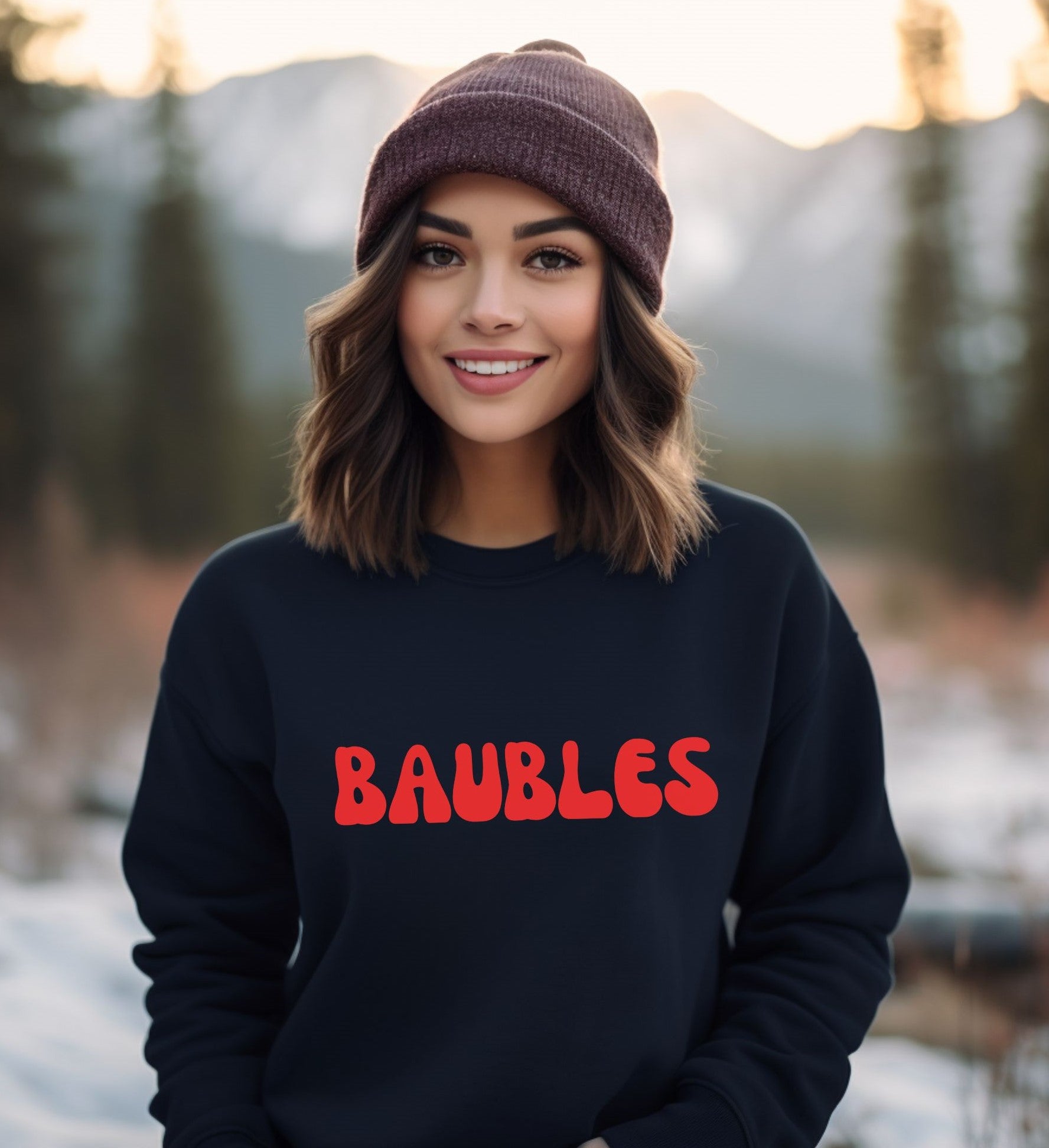 Christmas Baubles - Sweatshirt - Albro Designs  # 