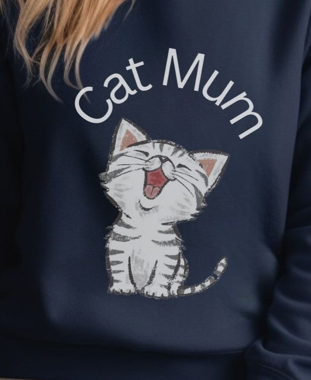 Cat Mum - Sweatshirt - Albro Designs  # 