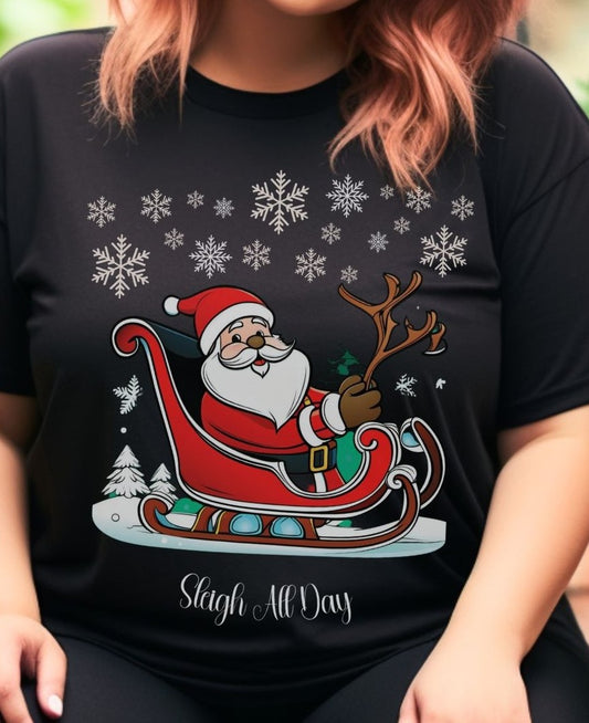 Sleigh All Day T-Shirt - Albro Designs  # 