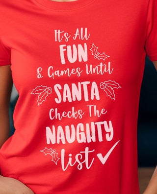 Fun & Games Santa - Christmas T-Shirt - Albro Designs  #