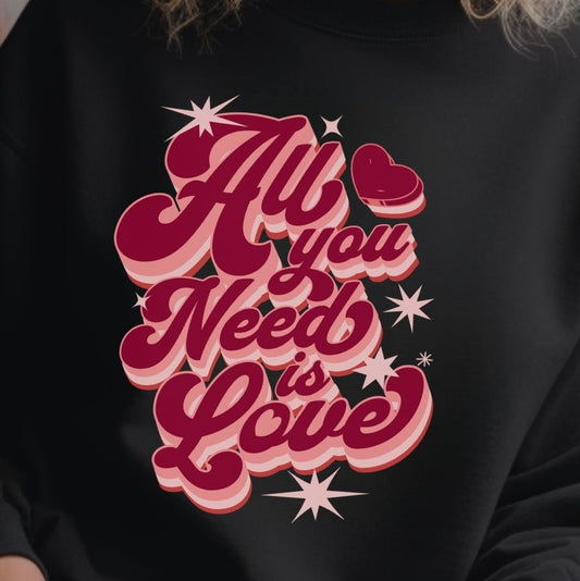 All You Need Is Love - Sweatshirt - Albro Designs  # 