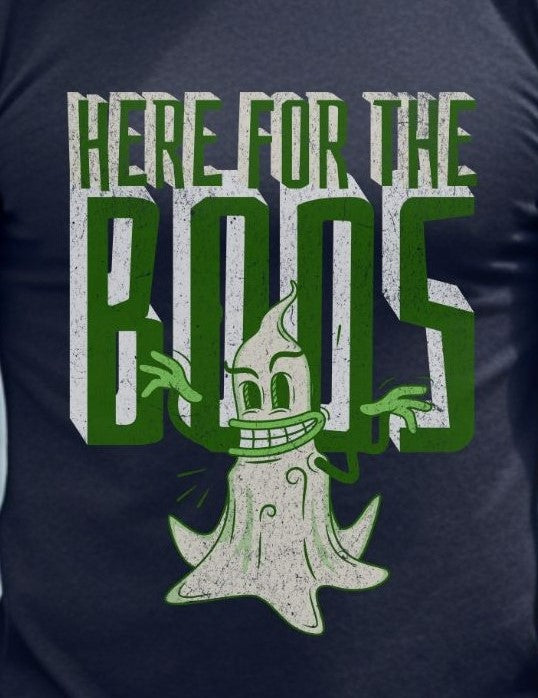 Here for the Boos Halloween - T-Shirt - Albro Designs  # 