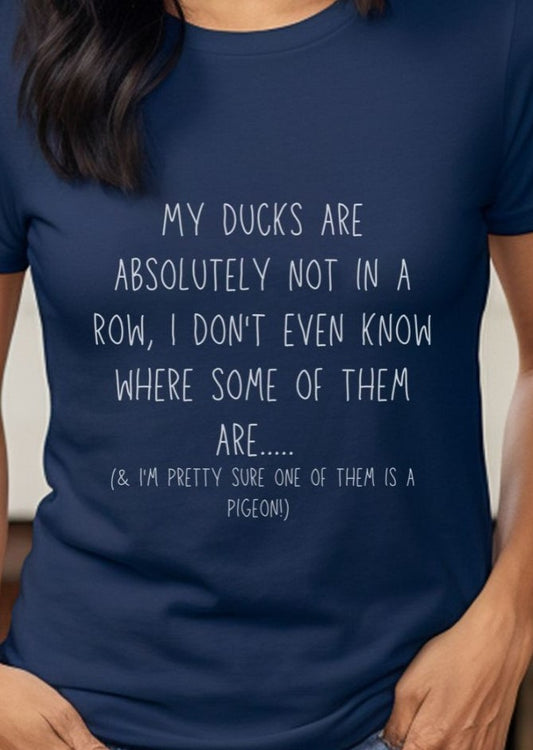 Ducks In A Row - T-Shirt - Albro Designs  # 