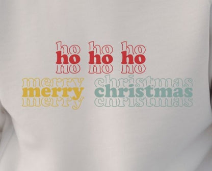 Ho Ho Ho Merry Christmas - Sweatshirt - Albro Designs  # 