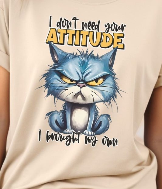 Cattitude - T-Shirt - Albro Designs  # 