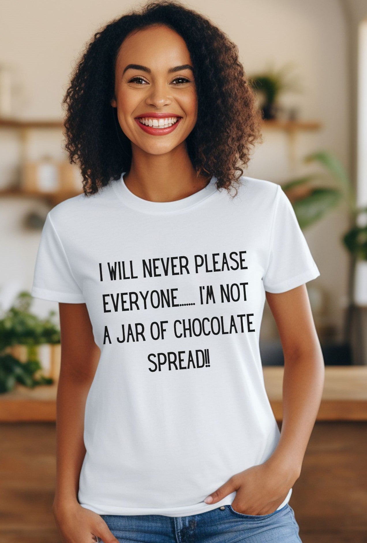 I'm Not a Jar of Chocolate Spread - T-shirt - Albro Designs  # 