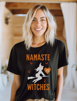 Namaste Witches Halloween - T-Shirt - Albro Designs  #