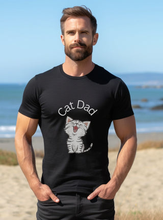 Cat Dad T-Shirt - Albro Designs  #