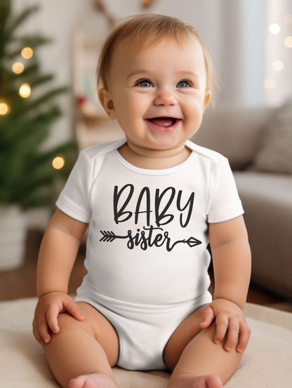 Baby Brother/Sister  - Siblings Collection Short Sleeve Bodysuit - Albro Designs  # 