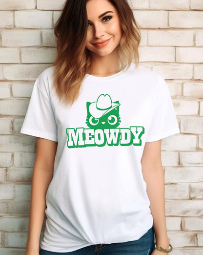 Meowdy Cat - T-Shirt - Albro Designs  # 