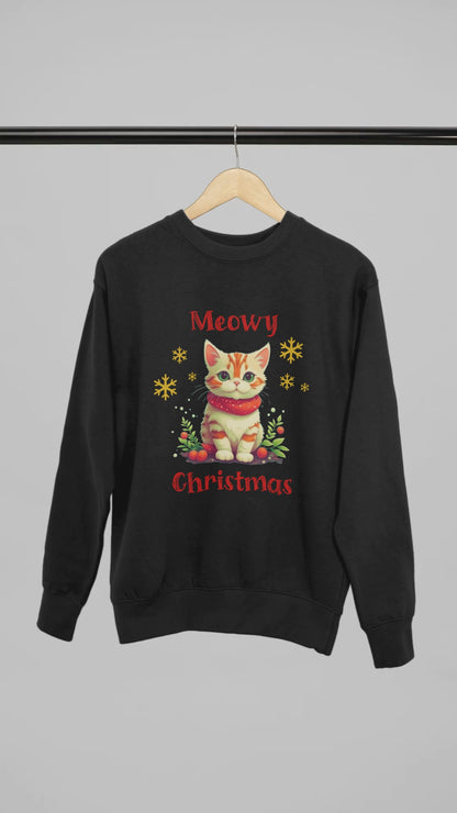 Meowy Christmas Cat - Sweatshirt