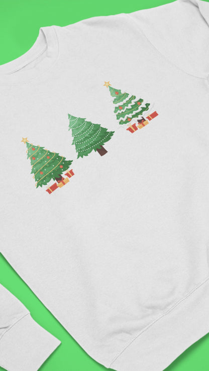 Christmas Tree Print - Sweatshirt